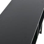 Meuble TV rectangulaire Household Essentials avec table basse et rangement - 40 cm (L) x 100 cm (l) x 40 cm (H)