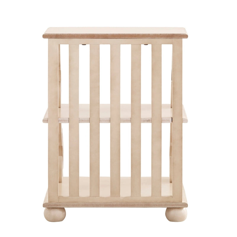 Table d'appoint Lorraine en bois à volutes par iNSPIRE Q Classic