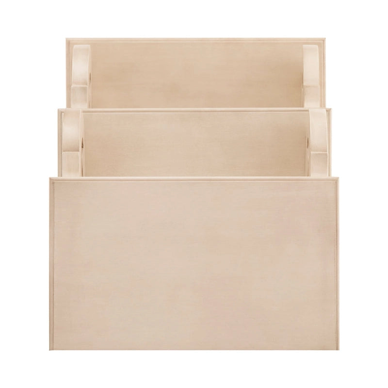 Table d'appoint Lorraine en bois à volutes par iNSPIRE Q Classic