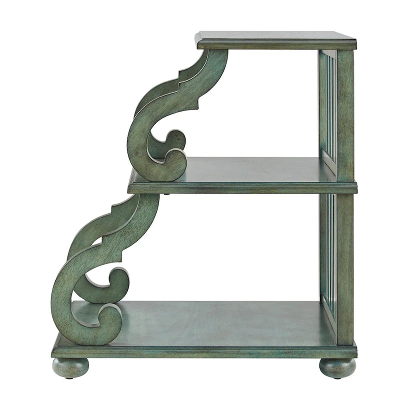 Table d'appoint Lorraine en bois à volutes par iNSPIRE Q Classic