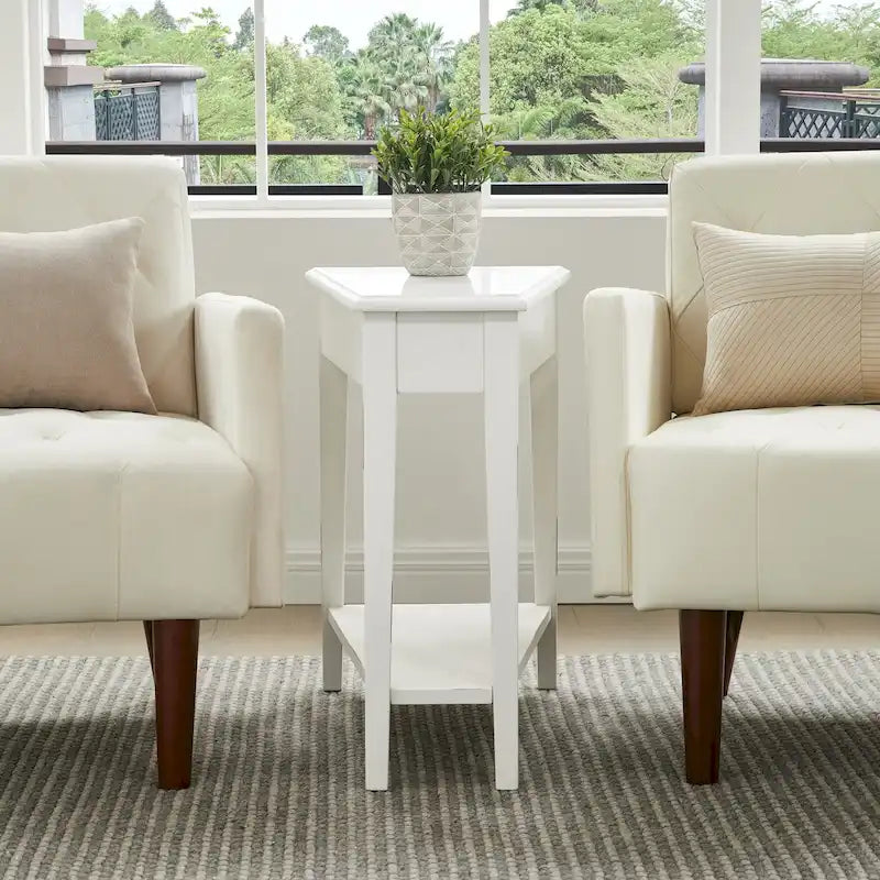 Table d'angle inclinable Leick Home avec étagère