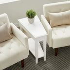 Table d'angle inclinable Leick Home avec étagère