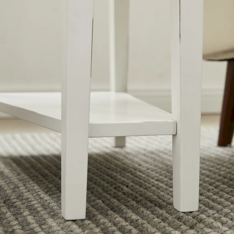 Table d'angle inclinable Leick Home avec étagère