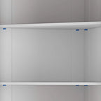 Armoire d'angle de 66 pouces de haut avec éclairage LED