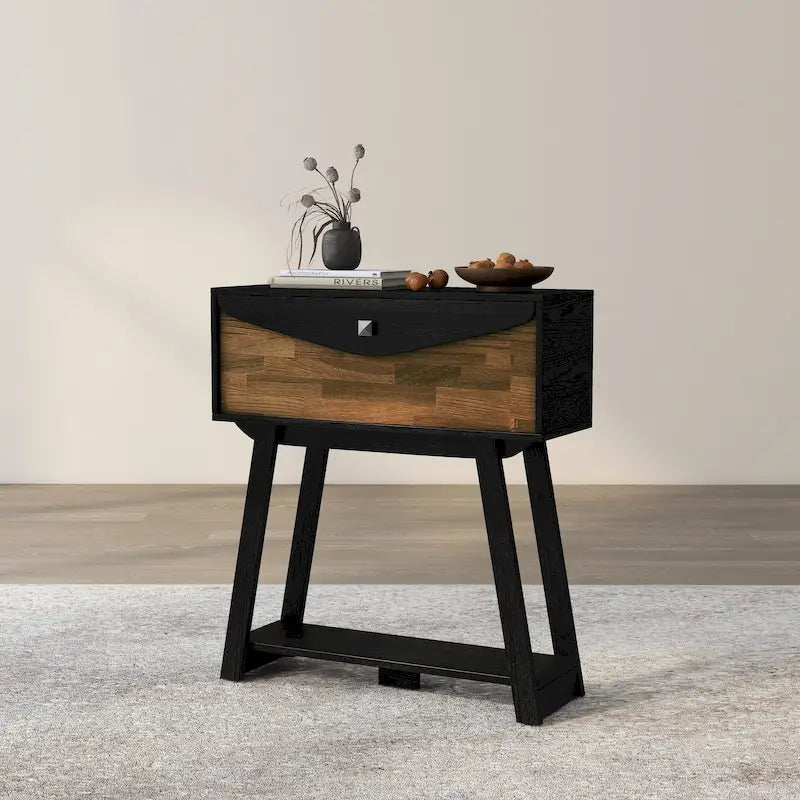 Console moderne DH BASIC 32 pouces à 1 étagère et 1 tiroir par Denhour