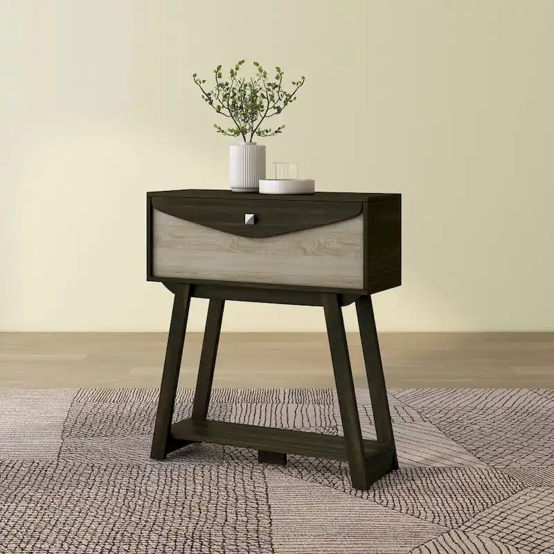 Console moderne DH BASIC 32 pouces à 1 étagère et 1 tiroir par Denhour