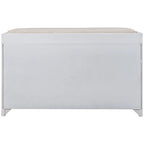 Banc de rangement Nestfair pour entrée avec panier amovible et 2 tiroirs