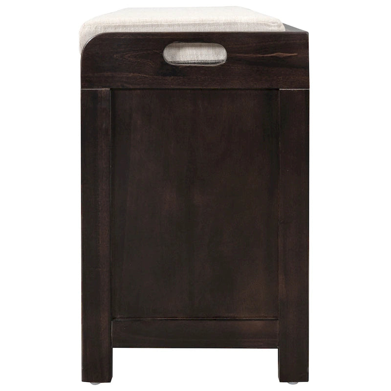 Banc de rangement Nestfair pour entrée avec panier amovible et 2 tiroirs