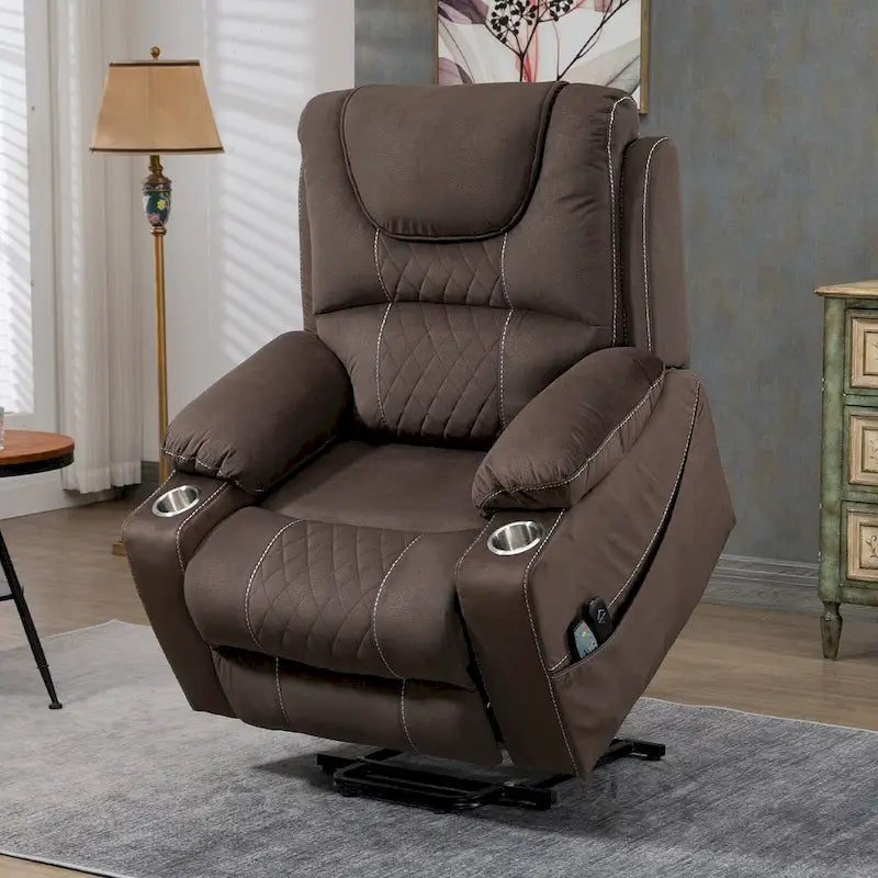 Fauteuil inclinable électrique surdimensionné, fauteuil releveur électrique pour personnes âgées, 400 lbs.