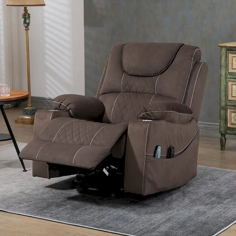 Fauteuil inclinable électrique surdimensionné, fauteuil releveur électrique pour personnes âgées, 400 lbs.