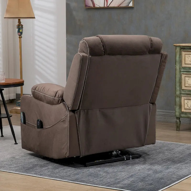 Fauteuil inclinable électrique surdimensionné, fauteuil releveur électrique pour personnes âgées, 400 lbs.