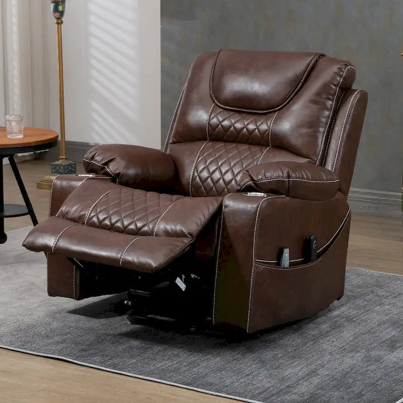 Fauteuil inclinable électrique surdimensionné, fauteuil releveur électrique pour personnes âgées, 400 lbs.