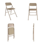 Ensemble table pliante en vinyle et chaises en tissu COSCO 5 pièces - 5 pièces