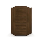 Armoire d'angle moderne Mulberry à 3 sections et 4 tiroirs
