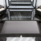 Ensemble coiffeuse 3 pièces Ulru Transitional en bois massif avec éclairage LED de Furniture of America