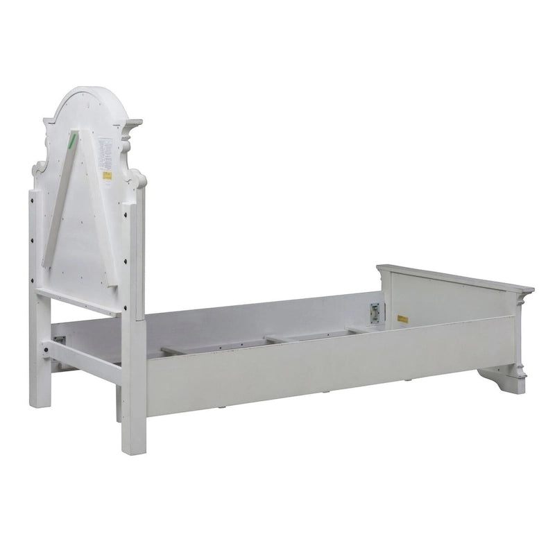 Lit rembourré blanc antique Magnolia Manor