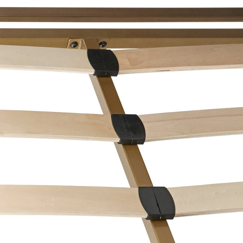 Angelo:ACCUEIL Lit plateforme rembourré Doreen pour lit queen