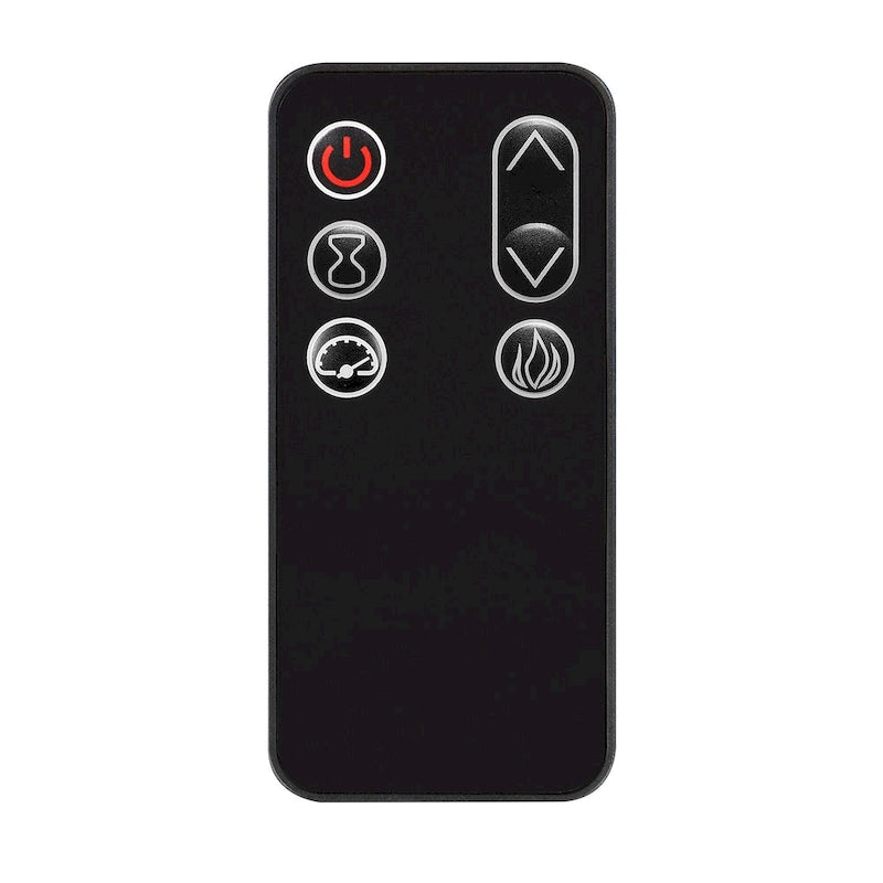 Meuble TV pour téléviseurs jusqu'à 80 pouces avec cheminée électrique et ports de chargement USB