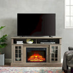 TV Stand for TVs up to 65 with Fireplace, LED Entertainment Center