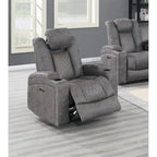 Fauteuil inclinable électrique avec porte-gobelets