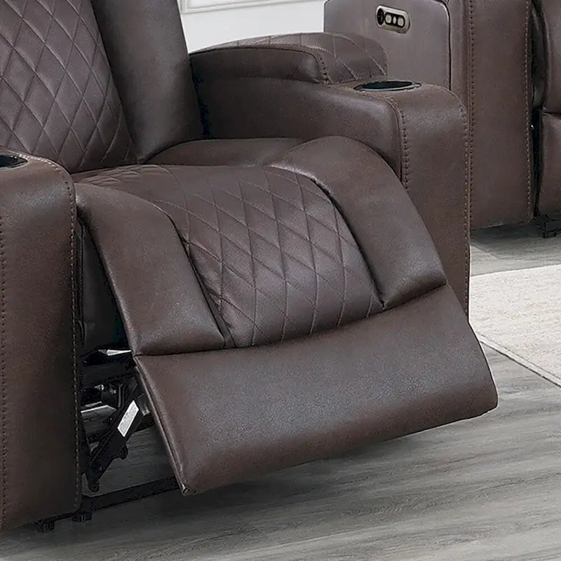 Fauteuil inclinable électrique avec porte-gobelets