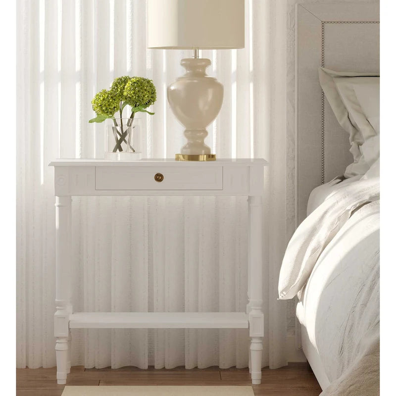 Console en bois avec tiroir par East at Main