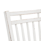 Ensemble de table de réception 5 pièces Magnolia Manor, finition écorce vieillie blanc antique