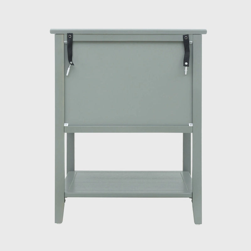 Table d'appoint à 2 tiroirs