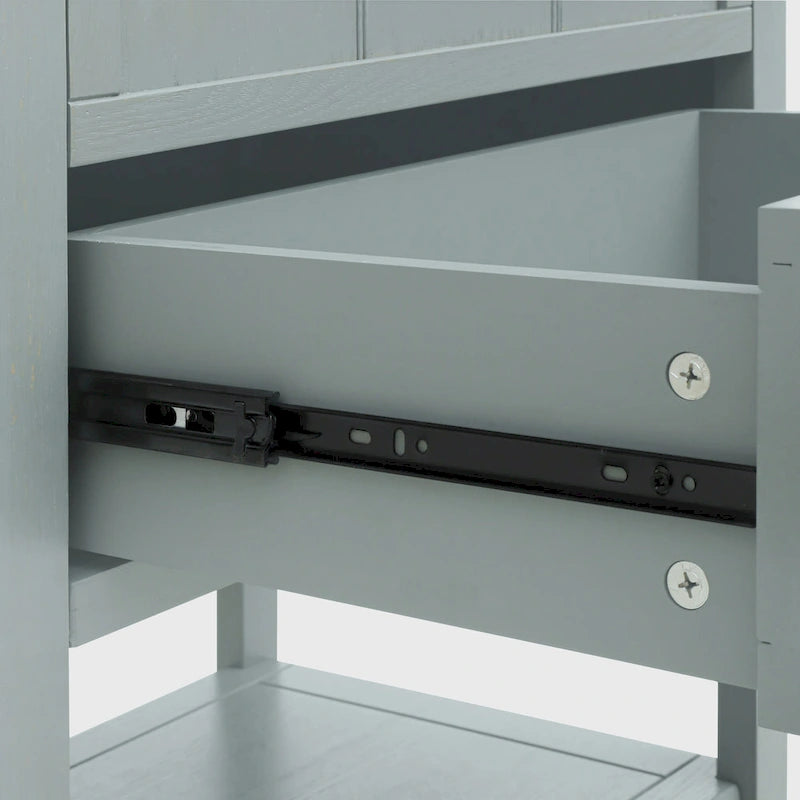 Table d'appoint à 2 tiroirs