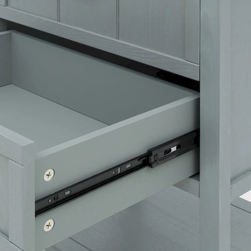 Table d'appoint à 2 tiroirs