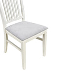 Ensemble de table à manger en bois Merax style milieu du siècle, 6 pièces