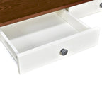 Ensemble de table à manger en bois Merax style milieu du siècle, 6 pièces