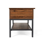 Banc d'entrée de style campagnard avec couvercle relevable à charnières et rangement