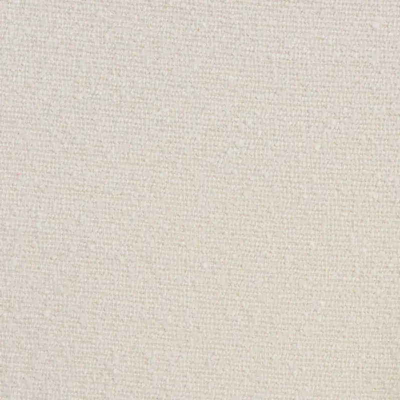 Ensemble de 2 fauteuils d'appoint de salon Baron, style moderne du milieu du siècle, revêtus de tissu bouclé crème et dotés d'une structure en bois finition noyer.