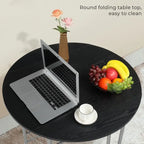 Table de salle à manger à abattants de 80 cm pour petits espaces, ensemble table et chaises de cuisine pour 2 personnes