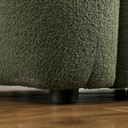 64,96 cm de longueur, 35,83 cm de profondeur, forme ergonomique adaptée à la morphologie américaine, canapé moelleux, canapé coussin, 2 places, beige coussin