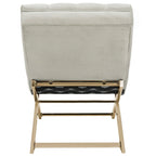 Chaise longue SAFAVIEH Cheri avec coussin rond - 65 cm (L) x 23 cm (P) x 33 cm (H)