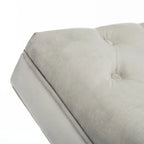 Chaise longue SAFAVIEH Cheri avec coussin rond - 65 cm (L) x 23 cm (P) x 33 cm (H)