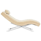 Chaise longue SAFAVIEH Cheri avec coussin rond - 65 cm (L) x 23 cm (P) x 33 cm (H)