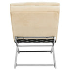 Chaise longue SAFAVIEH Cheri avec coussin rond - 65 cm (L) x 23 cm (P) x 33 cm (H)