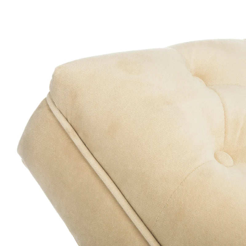 Chaise longue SAFAVIEH Cheri avec coussin rond - 65 cm (L) x 23 cm (P) x 33 cm (H)