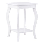 Accent Side End Coffee Table with Storage Shelf