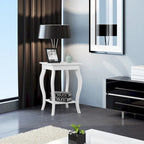 Table basse d'appoint avec étagère de rangement