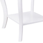 Table basse d'appoint avec étagère de rangement