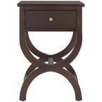 Table d'appoint/table de chevet SAFAVIEH Liller à 1 tiroir (entièrement assemblée) - 45,7 cm L x 38,1 cm P x 68,6 cm H