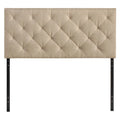 Theodore Queen Linen Tufted Headboard