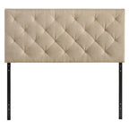 Theodore Queen Linen Tufted Headboard