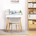 Ensemble coiffeuse avec miroir amovible