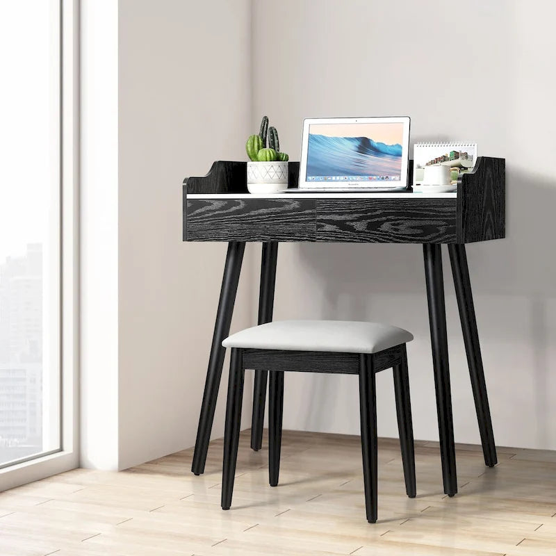 Ensemble coiffeuse avec miroir amovible