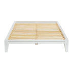 Yume Solid Wood Platform Bed with Japanese Joinery